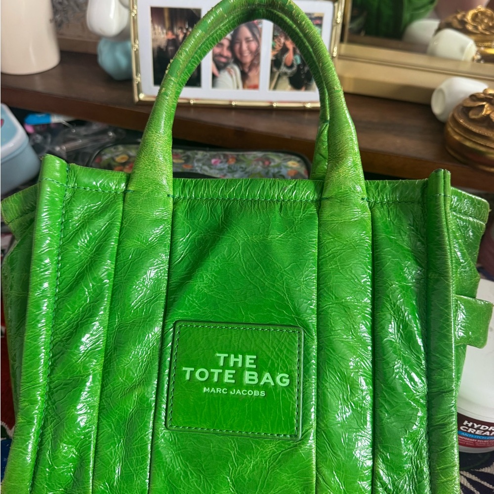 Marc Jacobs Vibrant Green Tote Bag